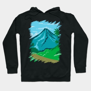 Mayon Volcano Albay Philippines Hoodie